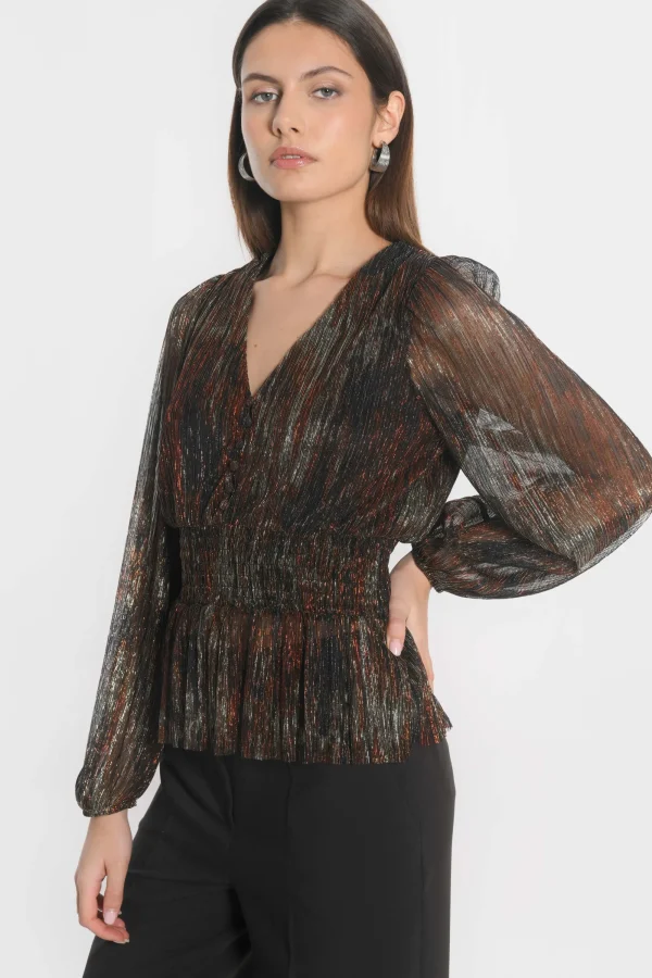 KOOKAÏ TOP - JANET - MULTI GOLD Multigold Clearance