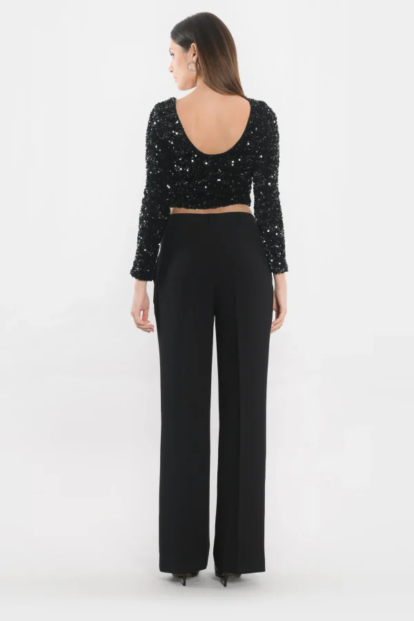 KOOKAÏ TOP - TINA - Noir Cheap