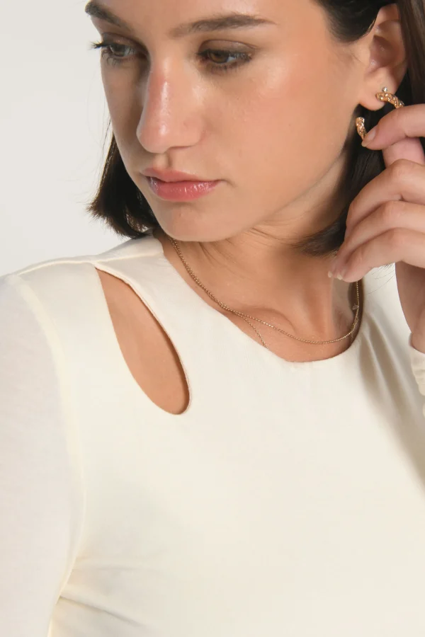 KOOKAÏ TOP CATHY Ecru Online