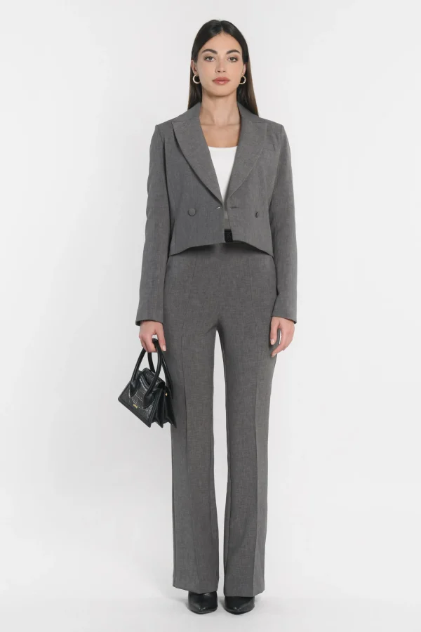 KOOKAÏ VESTE COURTE TESSA Gris Cheap