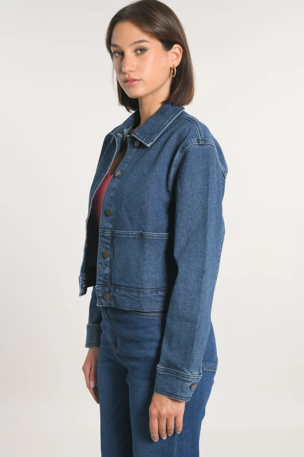 KOOKAÏ VESTE JEAN JENNY Stone Hot