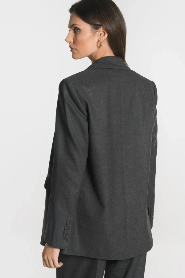 KOOKAÏ VESTE SHEILA GRIS FONCE Grisfonce Flash Sale