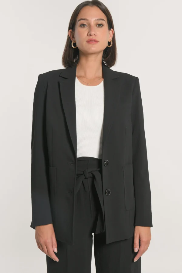 KOOKAÏ VESTE TAILORING MIKA Noir Clearance