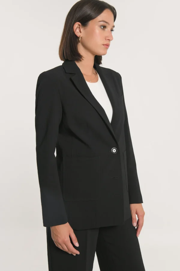 KOOKAÏ VESTE TAILORING MIKA Noir Clearance