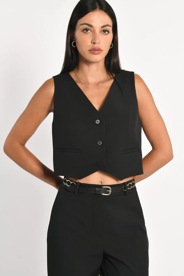 KOOKAÏ VESTON MATHILDA Noir Hot